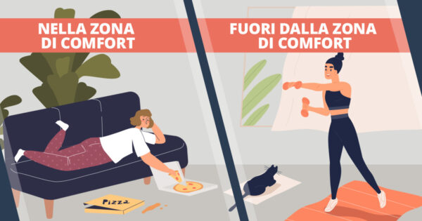 Come uscire dalla zona di comfort se vuoi dimagrire